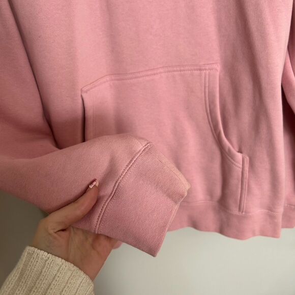 Glossier Original Pink Hoodie Sweatshirt New Size Medium - Picture 7 of 10
